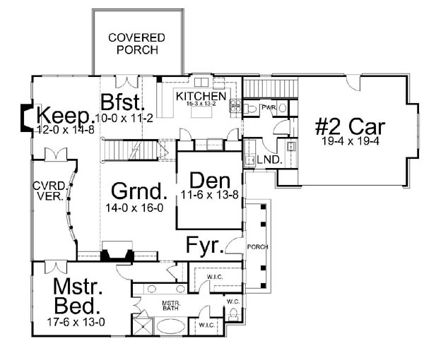 Cottage House Plan with 4 Bedrooms and 4.5 Baths - Plan 6153